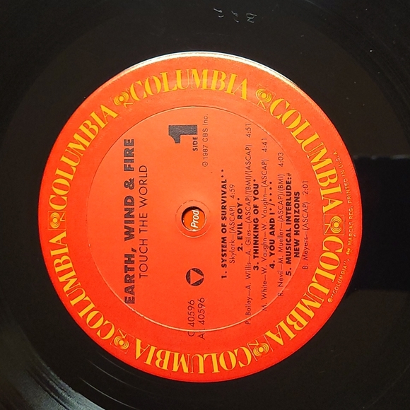 1987 EARTH, WIND & FIRE Album - Picture 6 of 8